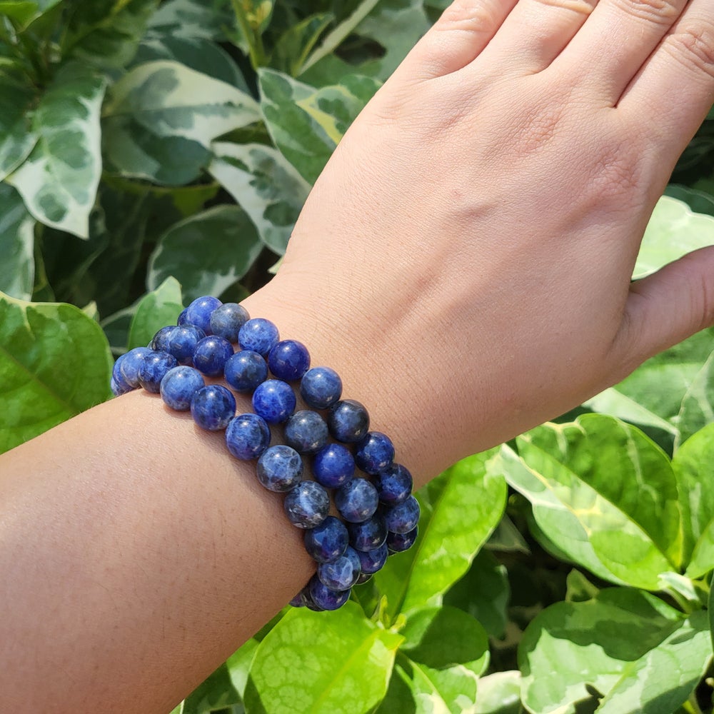 Sodalite gemstone bracelet