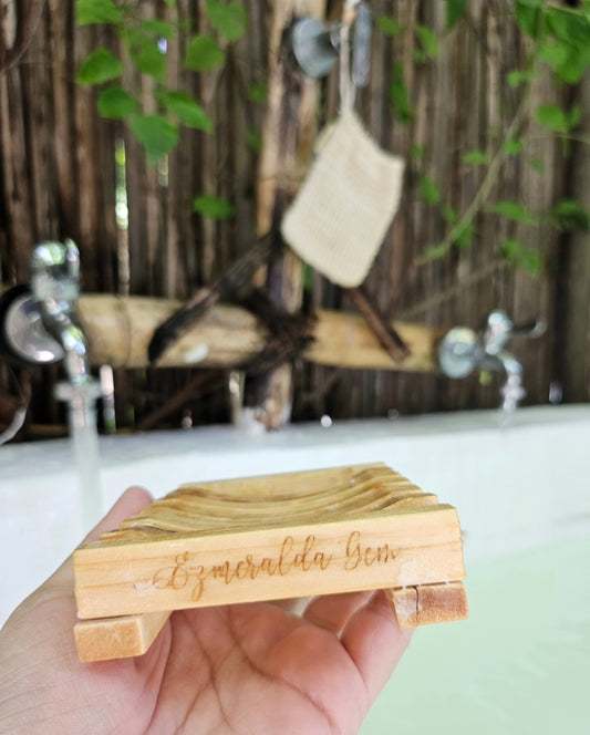 Bamboo Wood Soap Dish