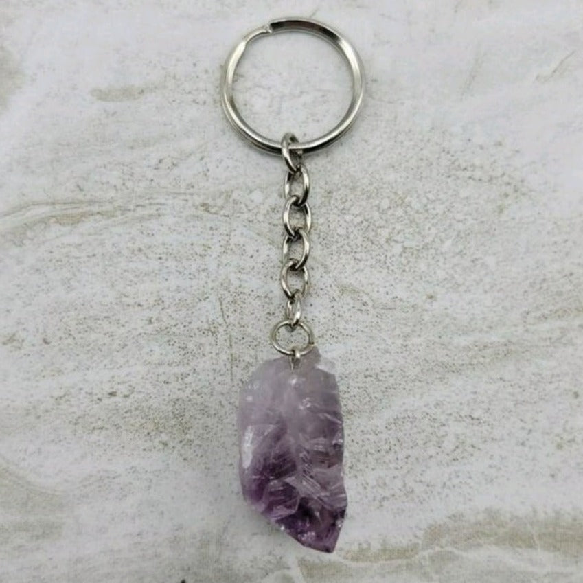 Amethyst Keychain