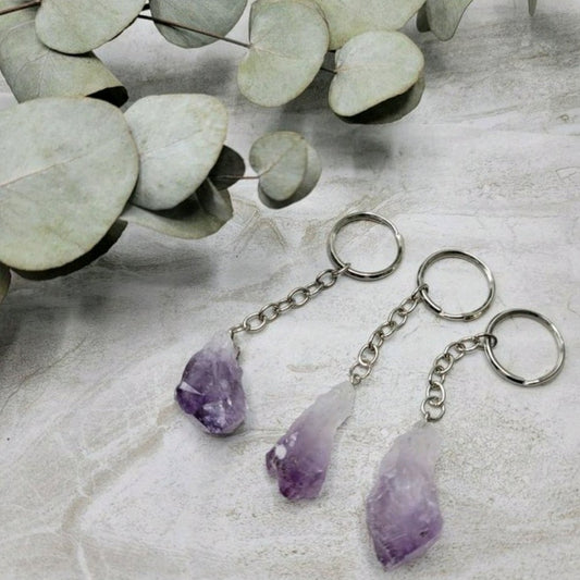 Amethyst Keychain