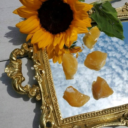 Orange Calcite Gem